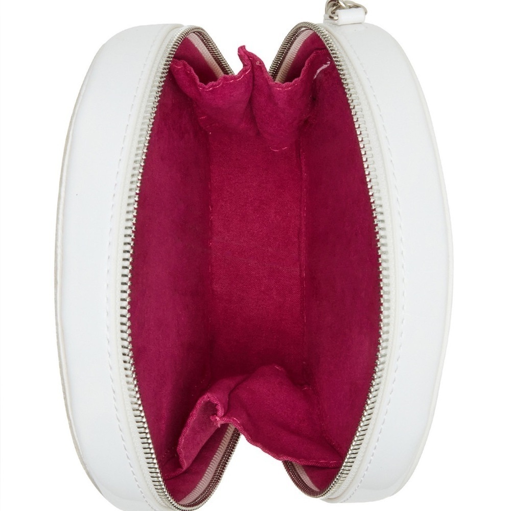 🔥☠️NWT-BETSEY JOHNSON STUNNING BONE-JOUR RHINESTONE CROSSBODY 🔥☠️ - Picture 5 of 15